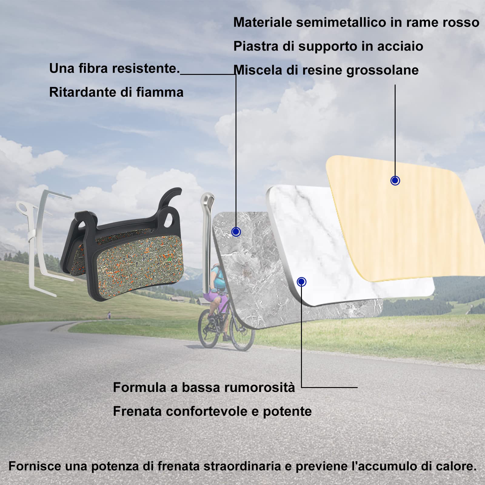Pastiglie Freno A Disco In Metallo Shimano Per MTB - Compatibili XTR M975, M966, M965, Saint M800, XT M776, LX, Deore M06 - Foto 6