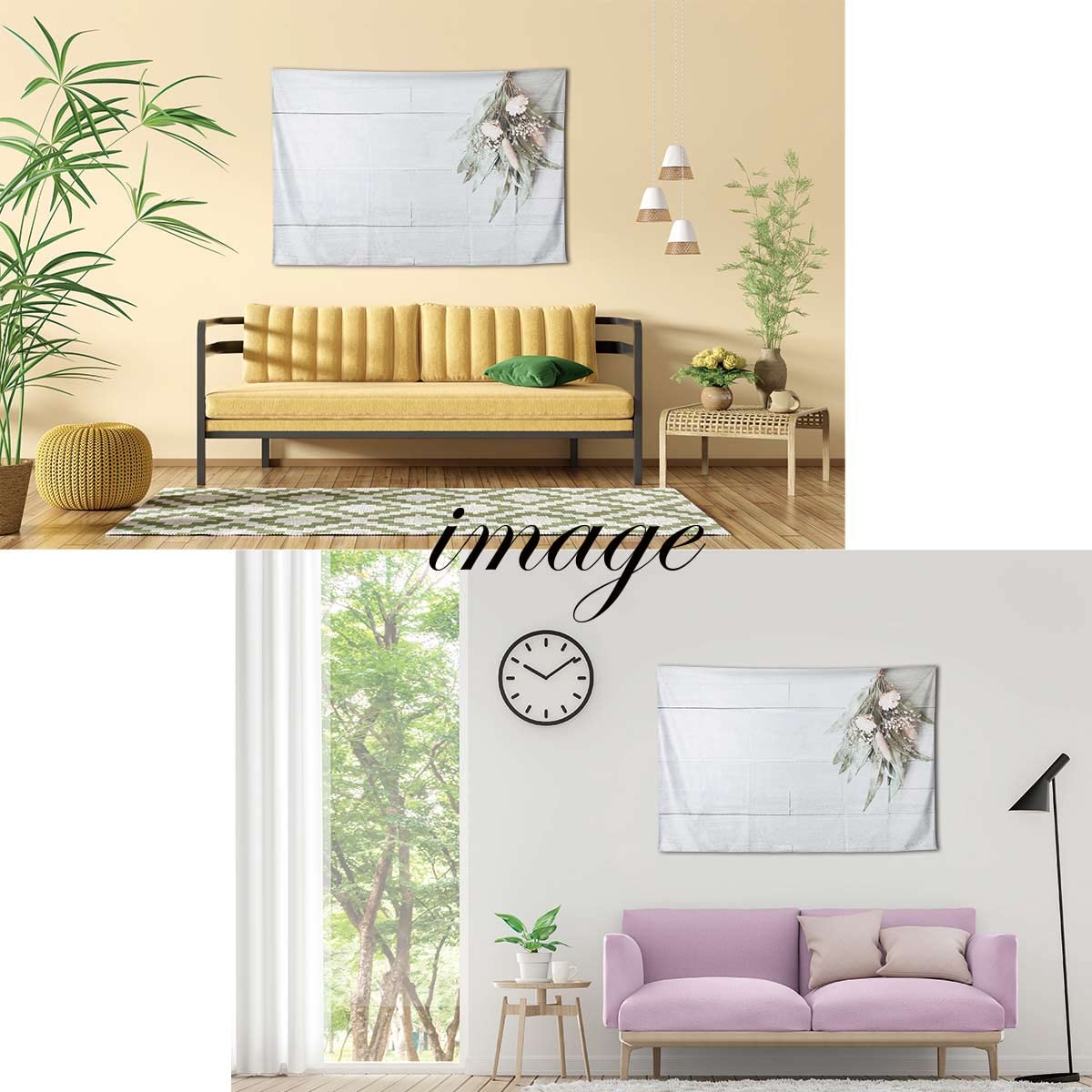 Amazon.co.jp: ND タペストリー スワッグ ドライフラワー 花