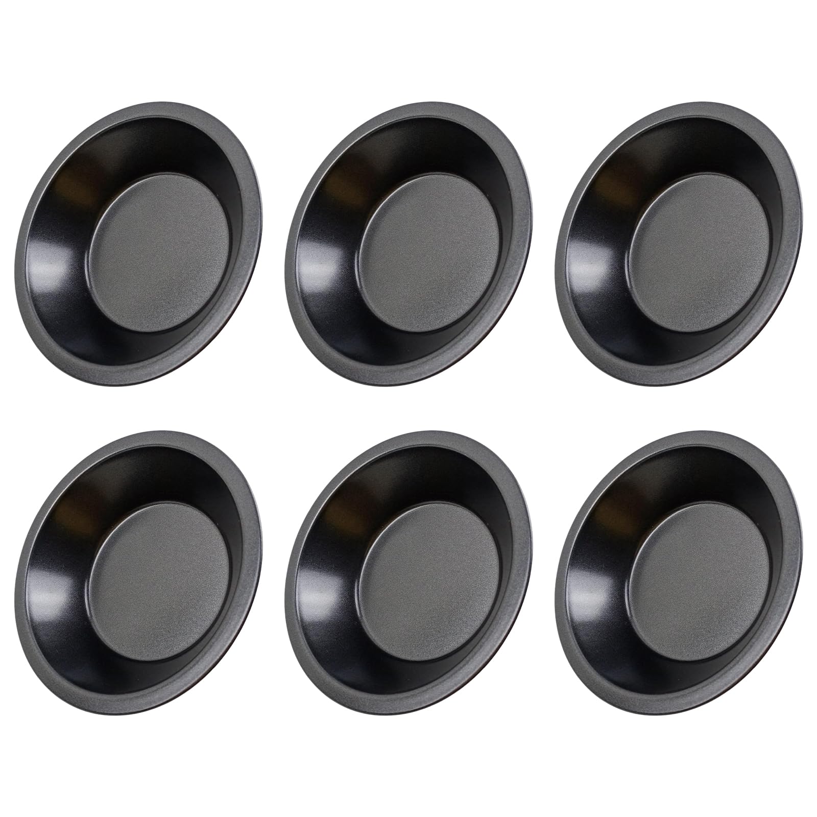 Moule à tarte miniature anti-adhésif en acier au carbone de 12,7 cm pour dessert individuel, plats à tarte faciles