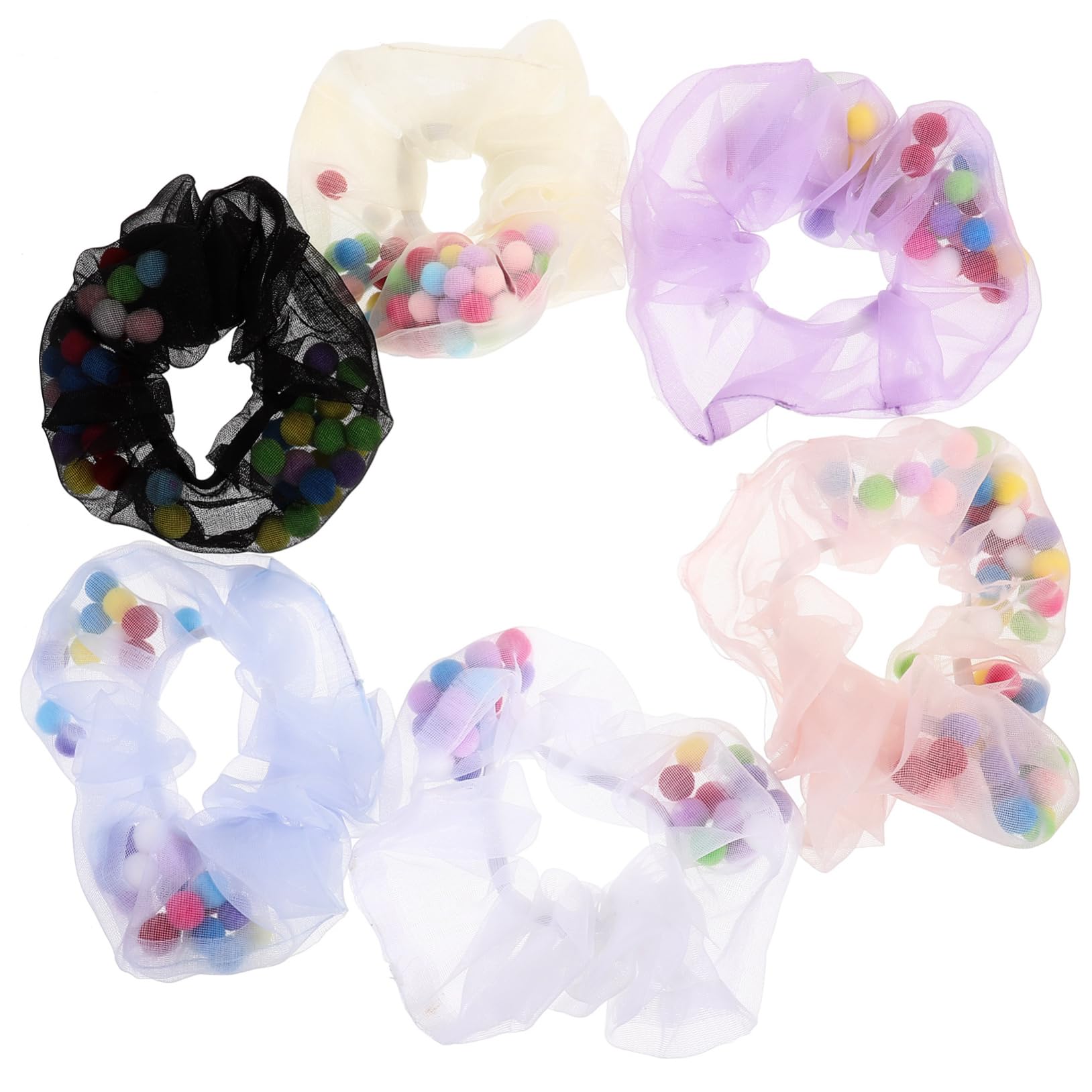 FRCOLOR 30 Piezas conjunto de accesorios para el cabello lazos para el cabello a granel lazos para el para niñas hair clips orquillas cuerdas elásticas para el tela