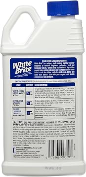 OUT White Brite Laundry Whitener Powder, Stain Remover Detergent Booster for Clothes, Removes Red Clay and Rust Stains on White Clothing and Uniforms (Pack of 2)