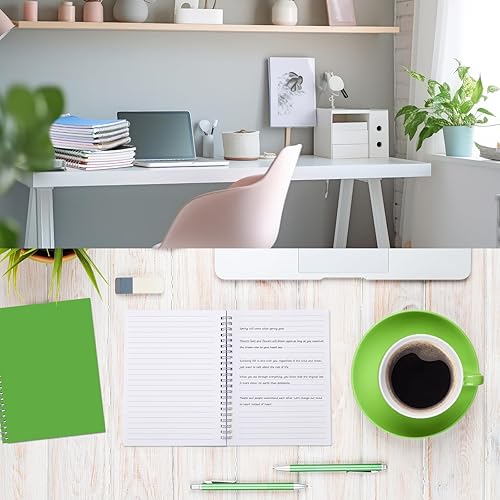 Miniatura 5 de Paquete de 36 cuadernos en espiral de 6 x 8 pulgadas, cuaderno encuadernado en espiral, bloc de notas de papel con rayas universitarias de colores