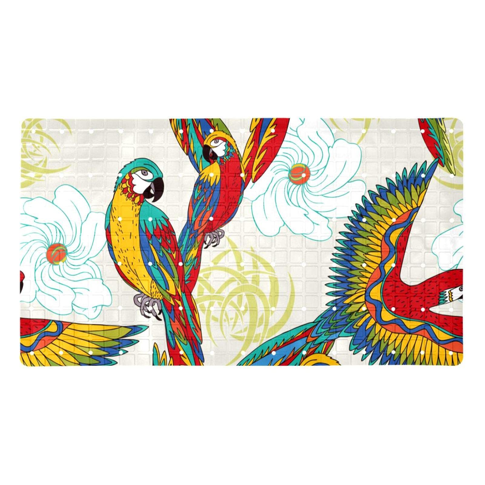 Tapis antidérapant pour baignoire Phoenix 41x71 cm avec ventouses