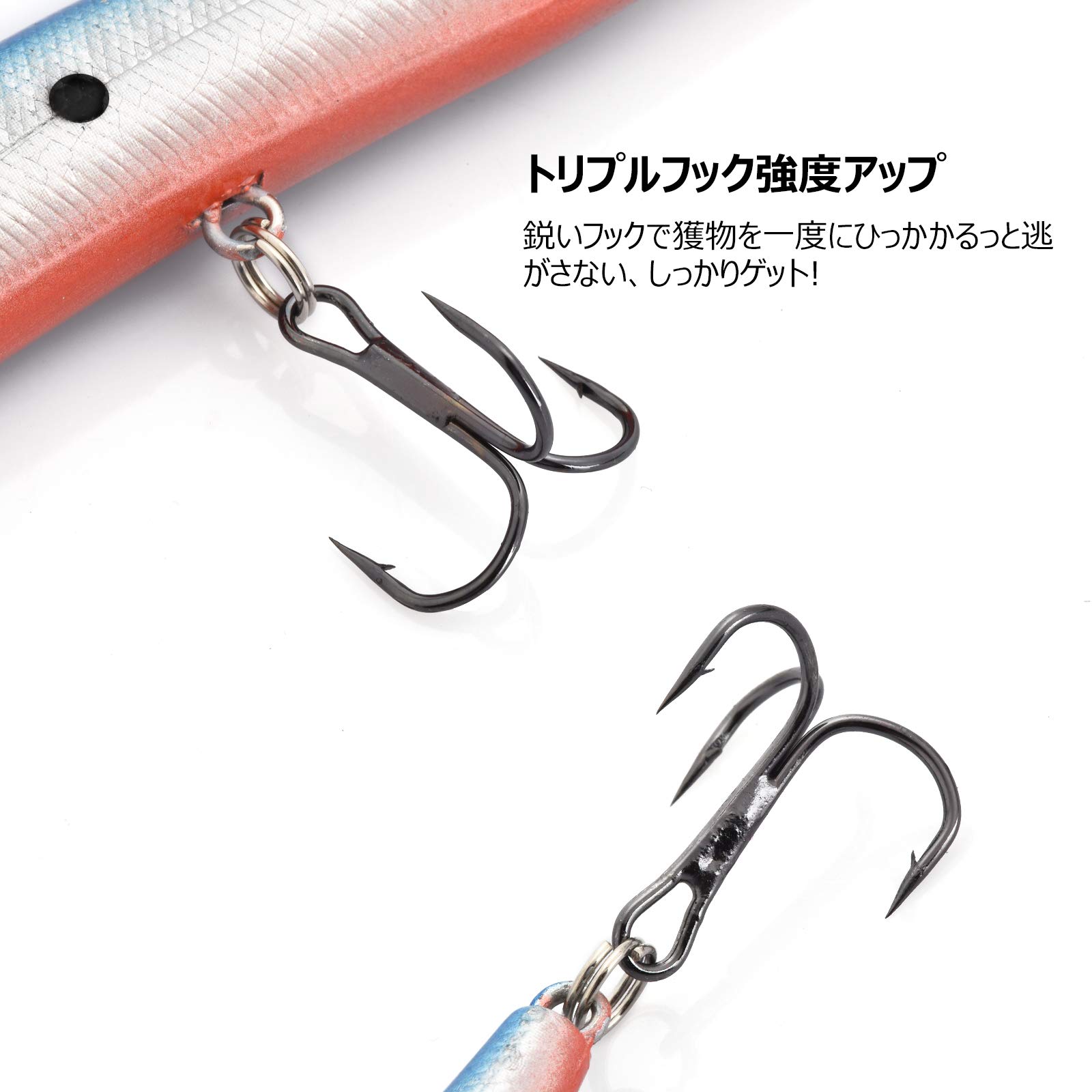 Amazon.co.jp: ColorGo ルアー ミノー セット フローティングミノー