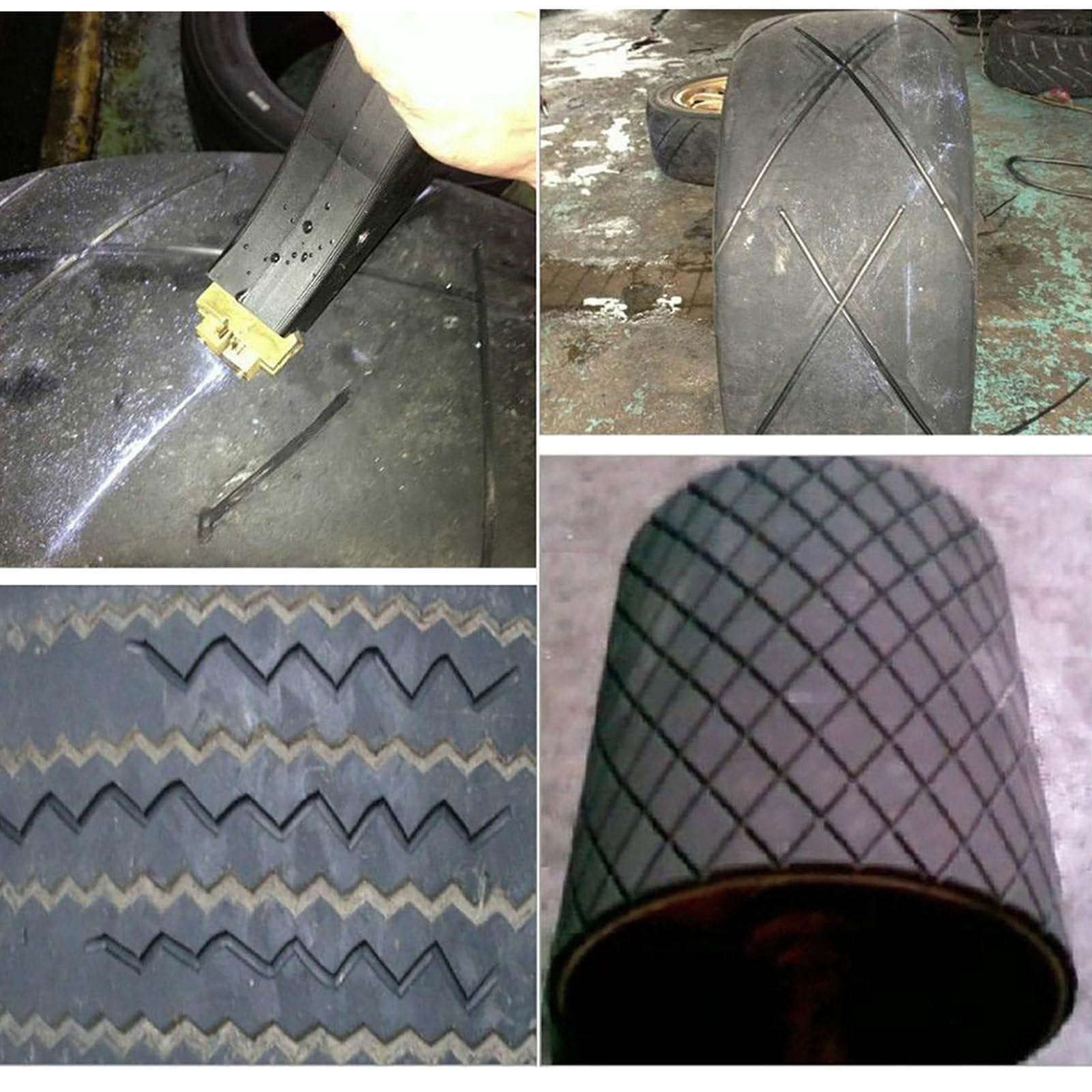 20 Pezzi di Incisione E Stampaggio in Gomma A Forma di V/U, Parti di Lame per Scanalatura Pneumatici, Riscaldamento Uniforme, per Macchine per Scanalatura Pneumatici,W4