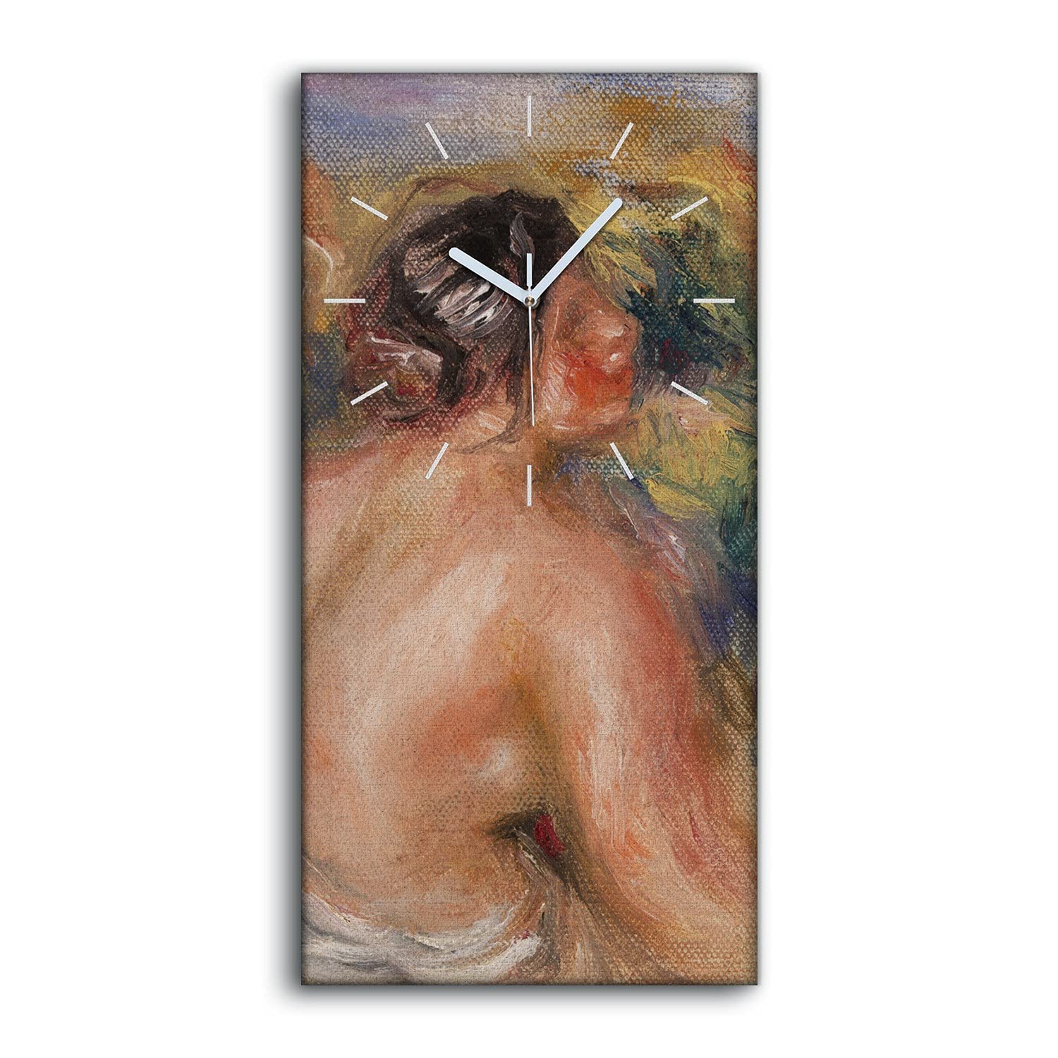 Horloge sur toile silencieuse ne pas tic tac pour chambre et salon moderne