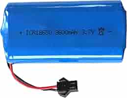 みんちょ Amazon.com: 3.7V 3600mAh ICR18650 Rechargeable Battery Pack