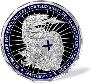 Saint Michael Challenge Coin Law Enforcement Coin Collectors Medallion