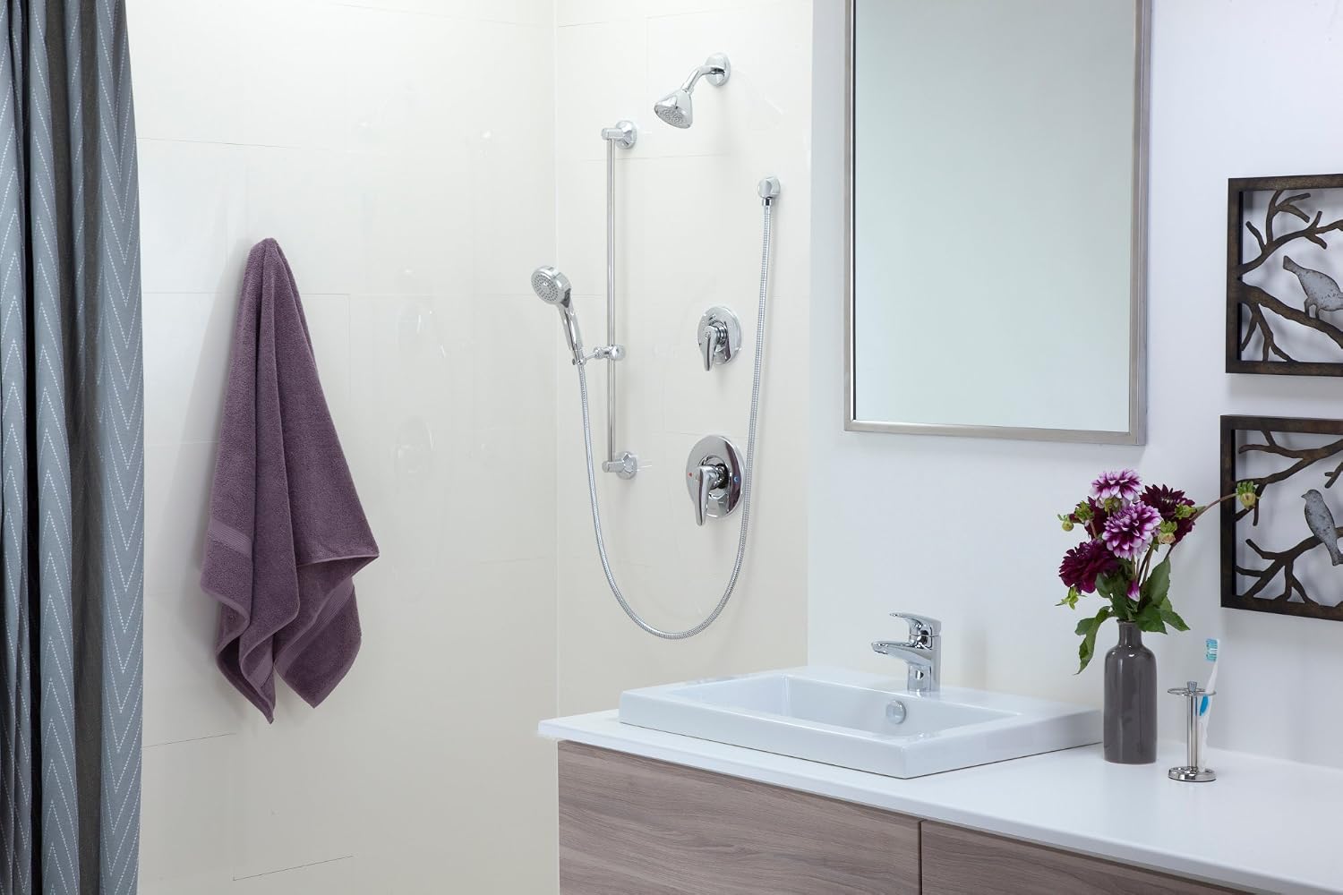 Best Quality 🔥 Moen T9342 Commercial Posi Temp Transfer All Metal Trim Kit 2.5 GPM without Valve, Chrome