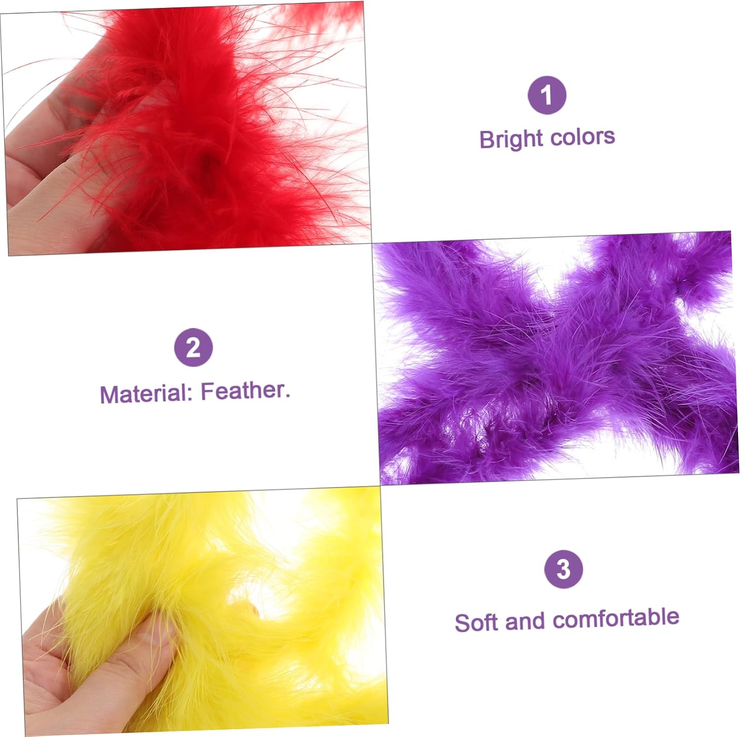 Clothes Accessory Light up Boa For Party Fringe Embellishments for Crafting Tassel Trim Hand Decor
