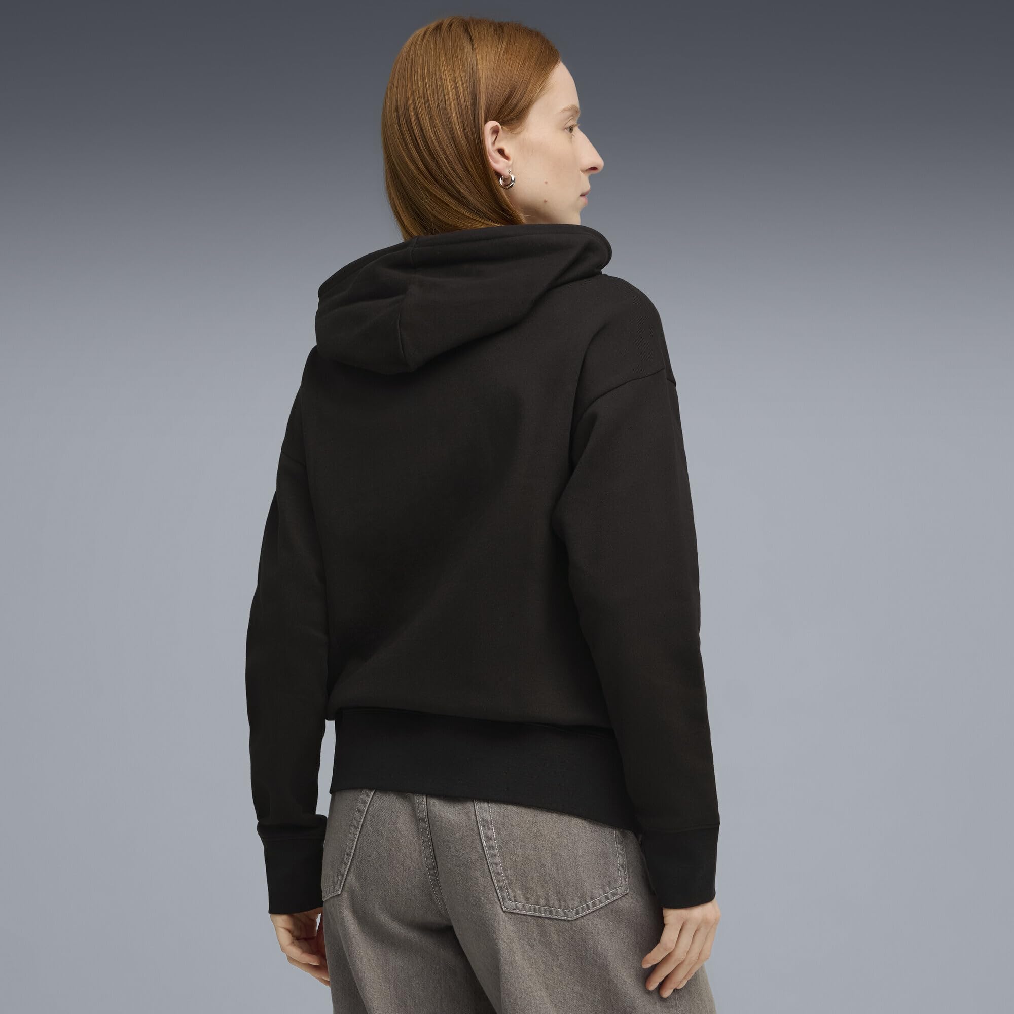 PUMA Her Relaxed FL Felpa con Cappuccio e Zip Intera
