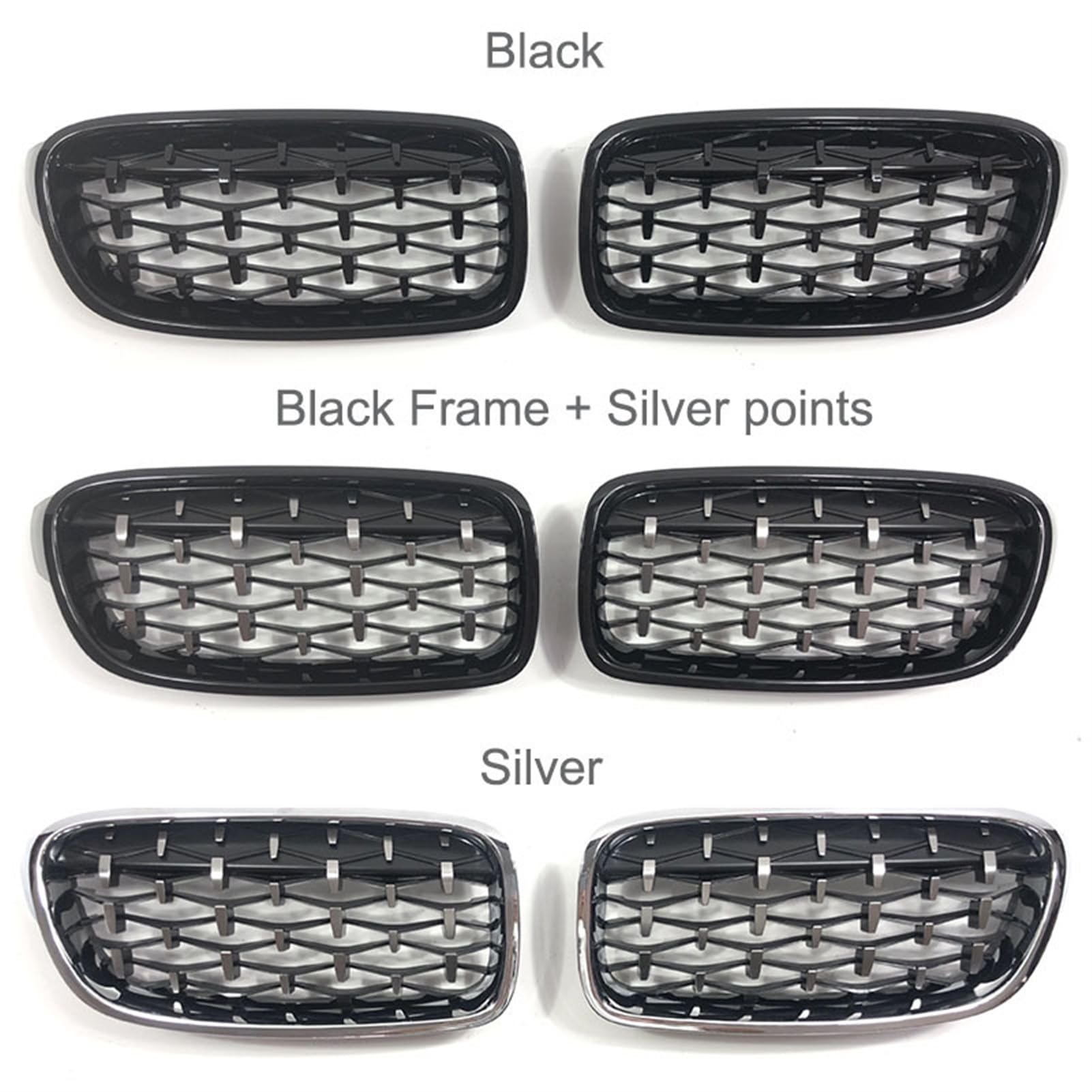 Przedni grill Diamond Racing kratki kratka, dla BMW, serii 3 F30 F31 320i 325i 328i 330i 335i 2010-2018 akcesoria samochodowe