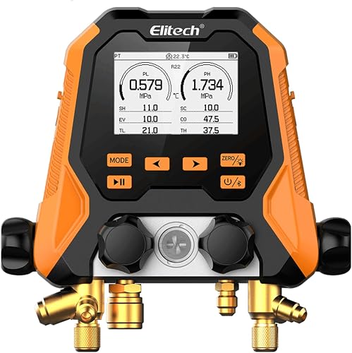 Elitech MS-810S Manometro Digitale Smart a 2 Vie, Gruppo …