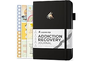 Clever Fox Sobriety Gift for Men: Addiction Recovery Journal and Workbook