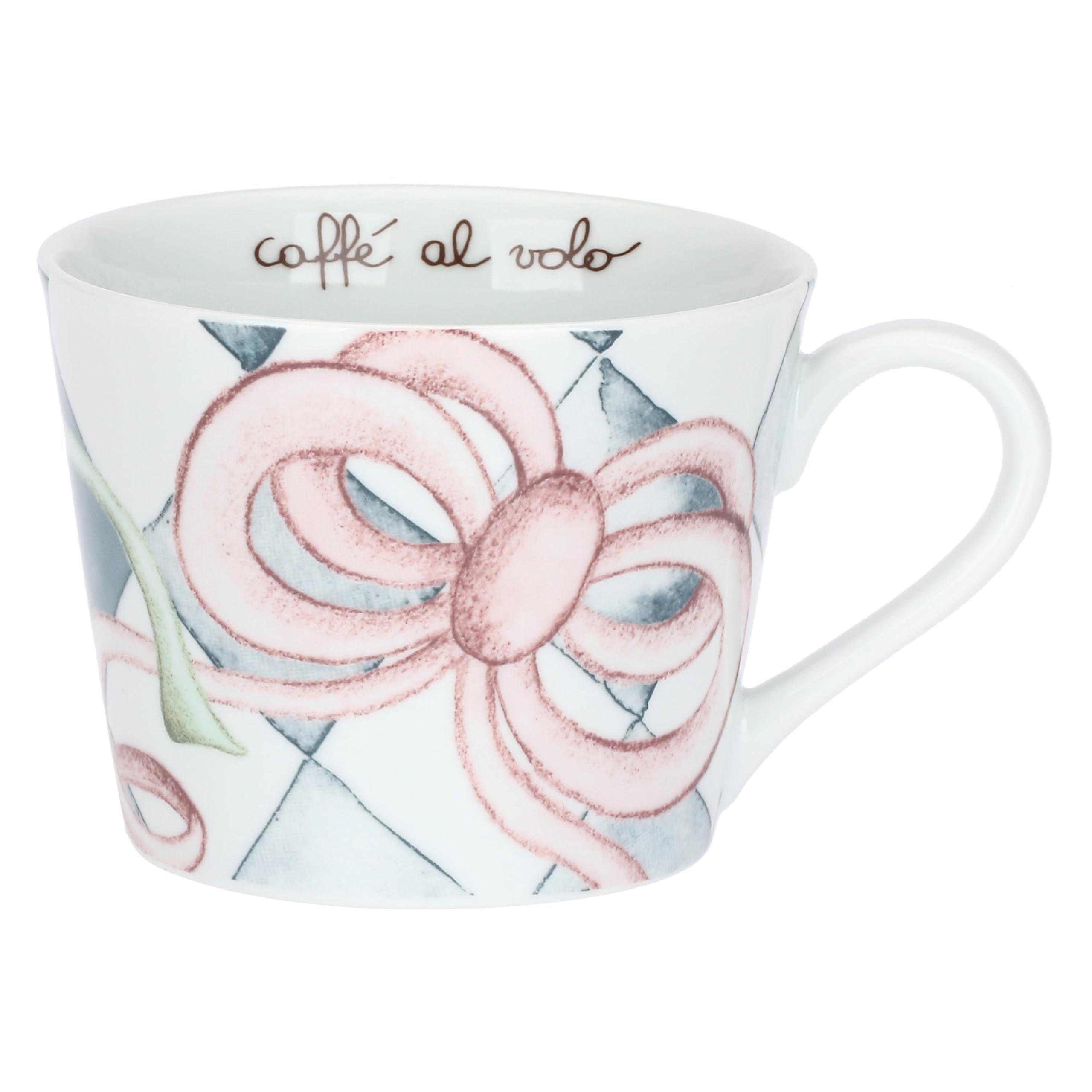 THUN - Tazza colazione con piattino in porcellana Incanto di Pasqua - Porcellana,tazza/Tasse/cup 8,5x11 cm; piattino/Teller/saucer ⌀ 19 cm