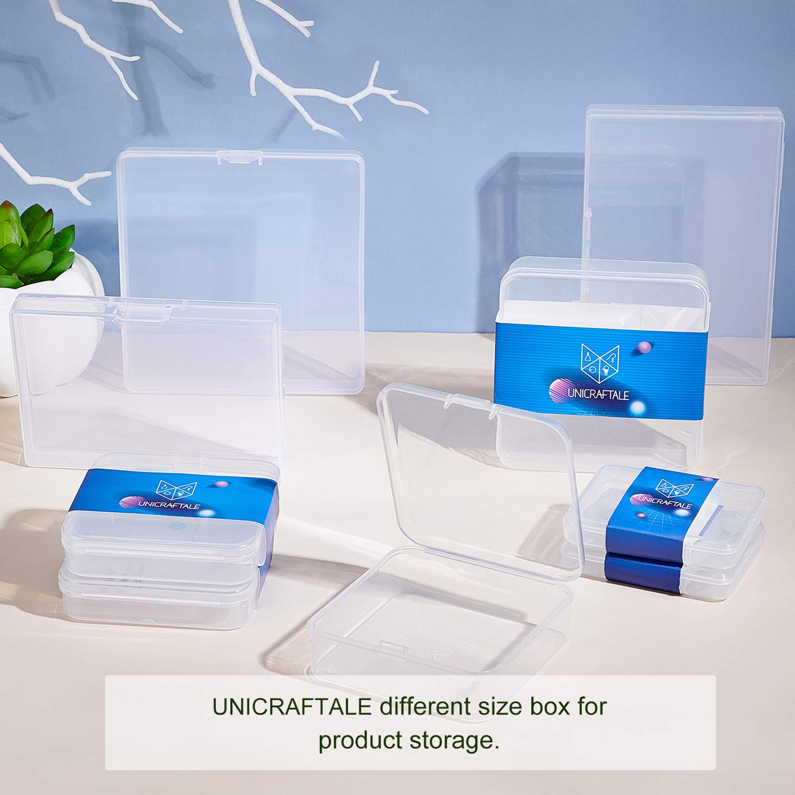 UNICRAFTALE 200 Stück Crimpenden In 2 Farben & 2 Größen – 8,5 Mm & 10 Mm, Aus 316 Edelstahl, Mit Aufbewahrungsbox