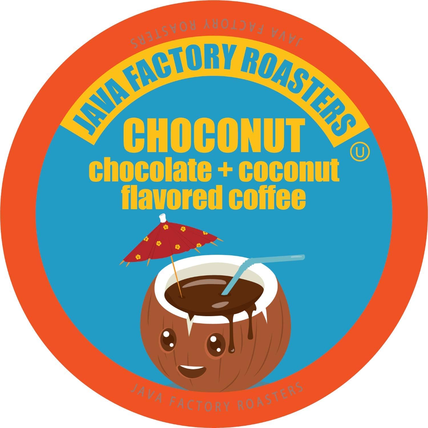 Amazon.com: Java Factory Coffee Pods Choconut, 40 Count - Chocolate ...