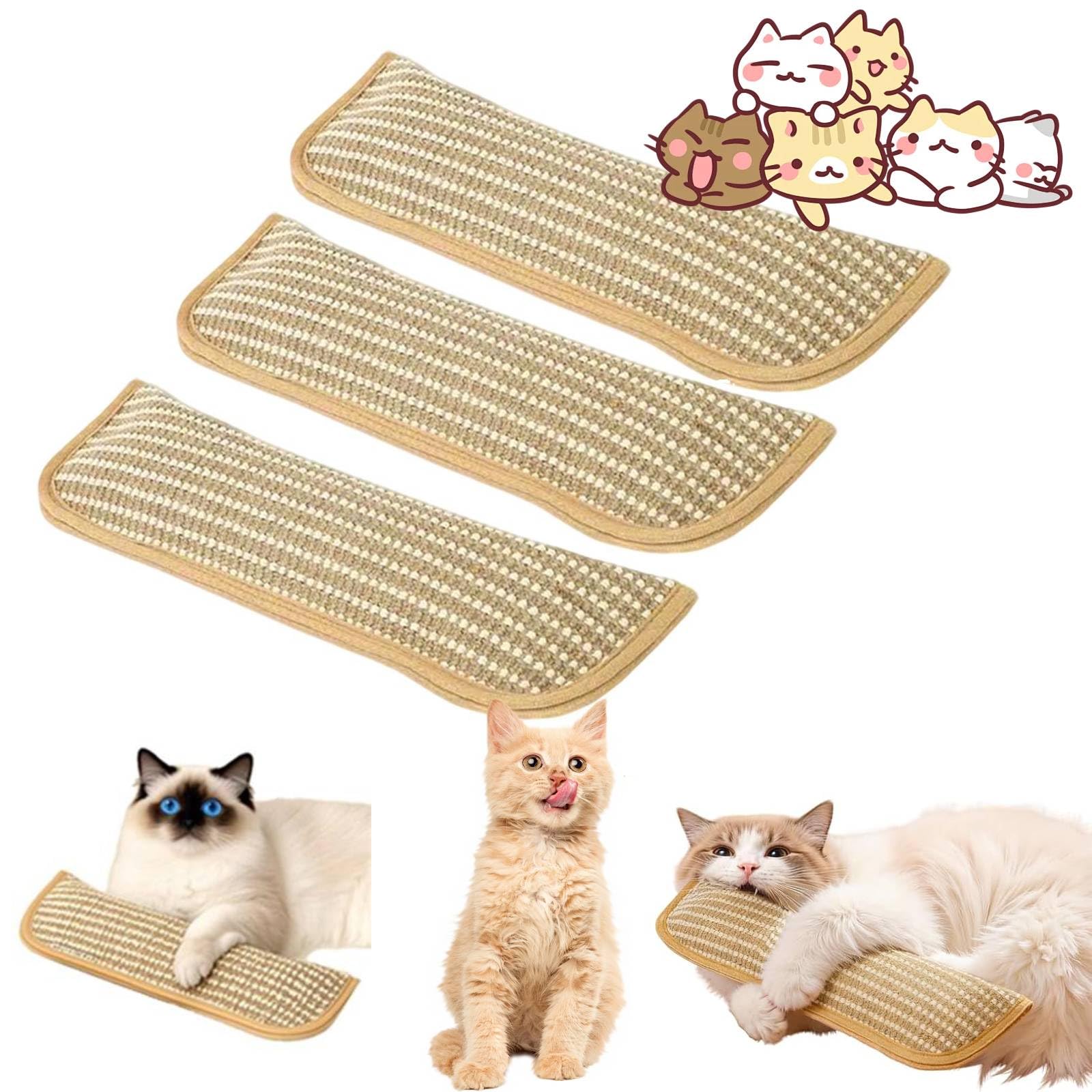Catnip Pillow Toy Kickers, Interactive Catnip Chew Toy with 6000mg Organic Catnips,Teeth Cleaning Catnips Pillow, Cat Nip Kicker Toys for Anxiety Relief (3PCS*L)