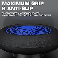 Vista 20 de PlayRealm Extensor de palanca de pulgar NO Falling Off y cubierta de agarre de silicona, 2 juegos para Xbox Series X/S y Xbox One S/X Controller