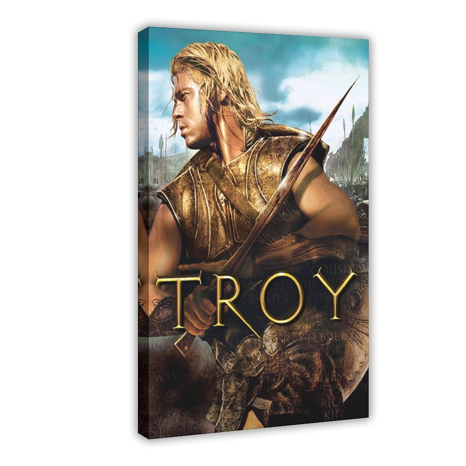 PHTHDB Troy Movie Poster Canvas Poster Bedroom Decor Gift