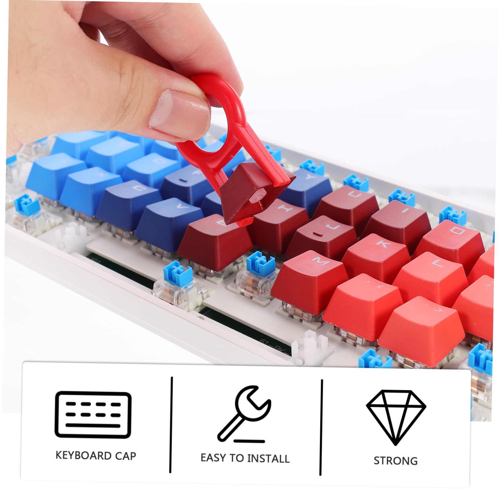 Gadpiparty 3sets Keycaps Per Tastiere Meccaniche Tasti Traslucidi Per Personalizzazione Vivaci e Durevoli Per Tastiere Rgb e Accessori Di Design Unici Per Amanti Del Gaming