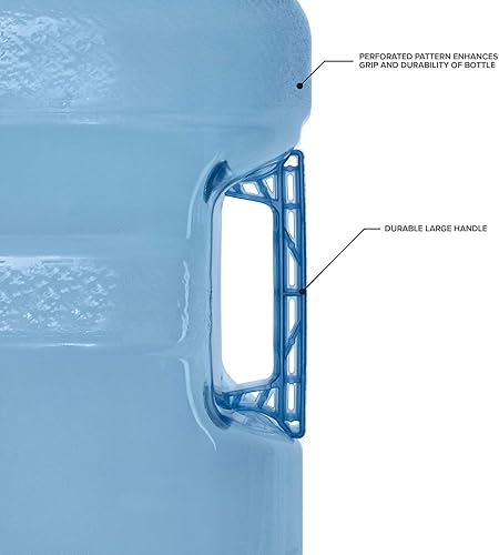 Miniatura 3 de Brio BPA Free 5 Gallon Plastic Crown Cap Reusable Water Bottle Container