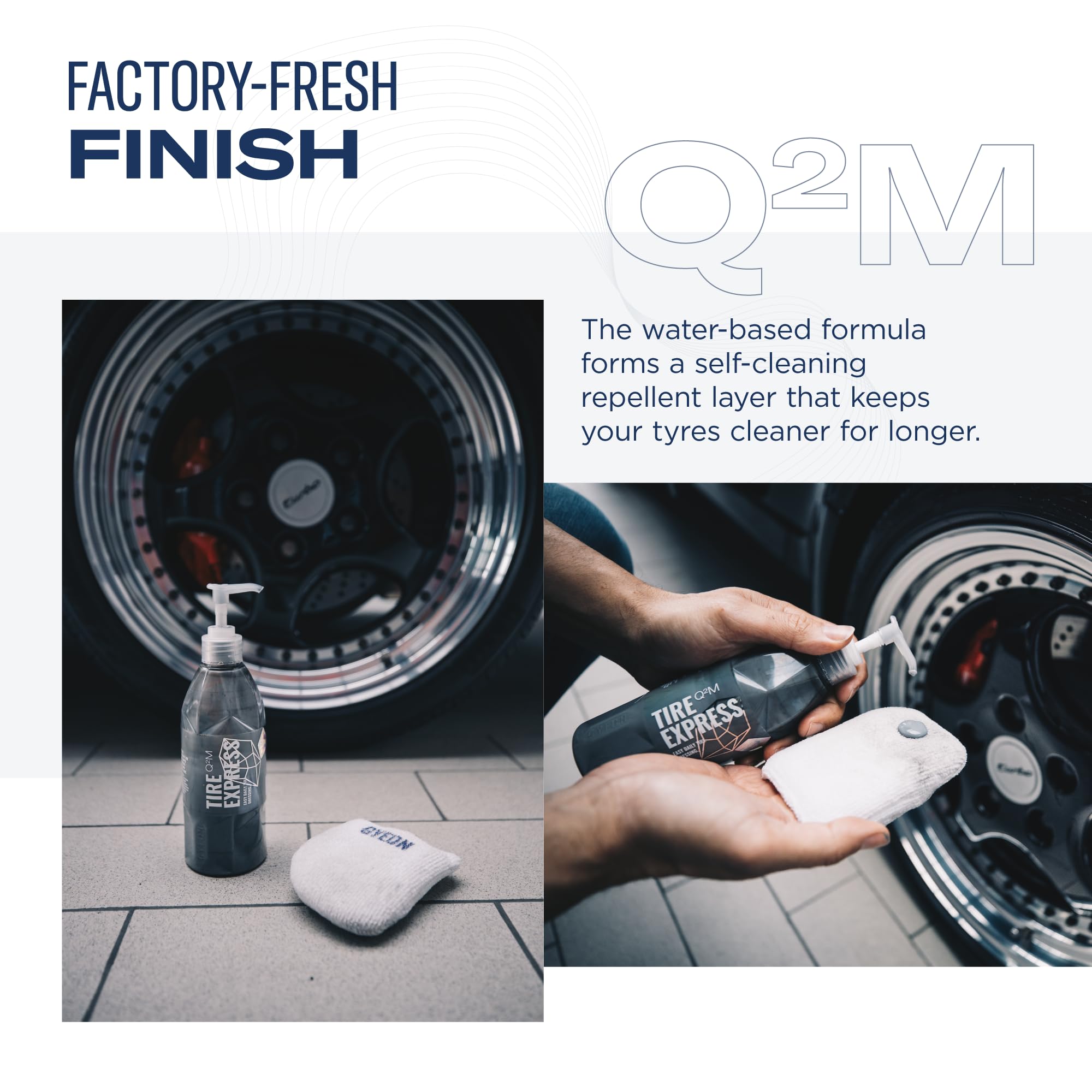 GYEON Tire Express 500ml - Extremely Easy Wet Or Dry Application - View #6