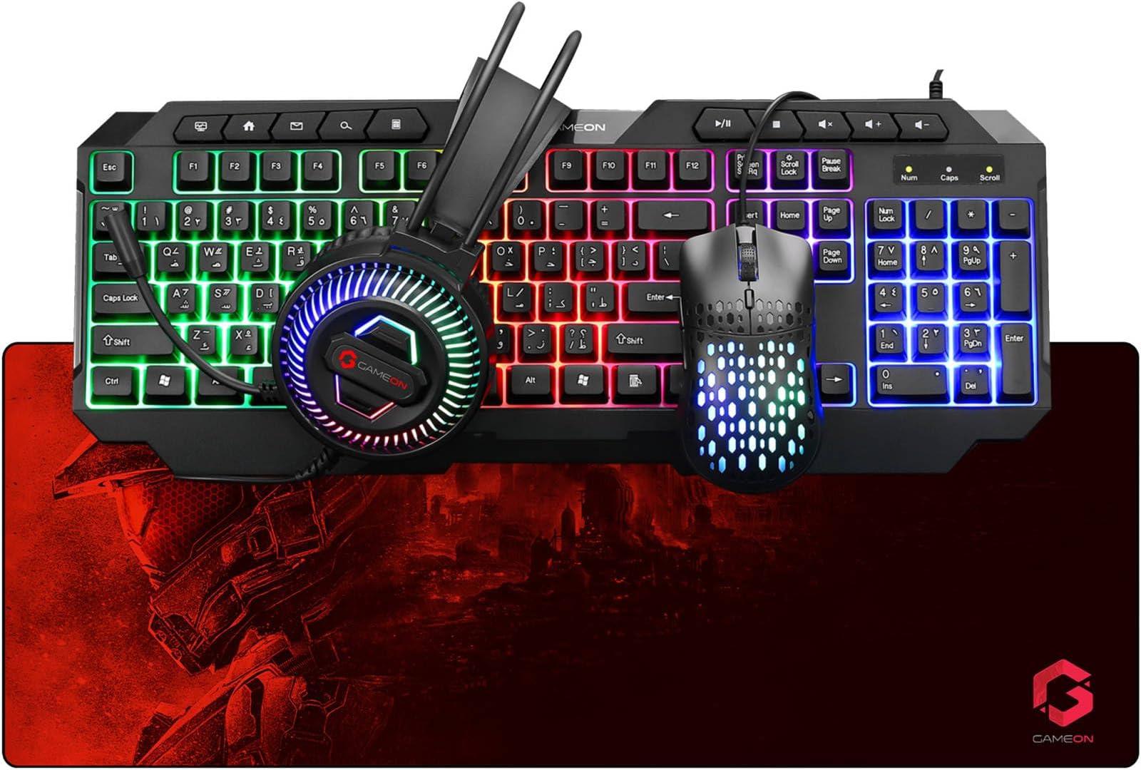 GAMEON CYPHER XL All-In-One Bundle (Keyboard, Headset, Mouse & Mousepad) [windows]