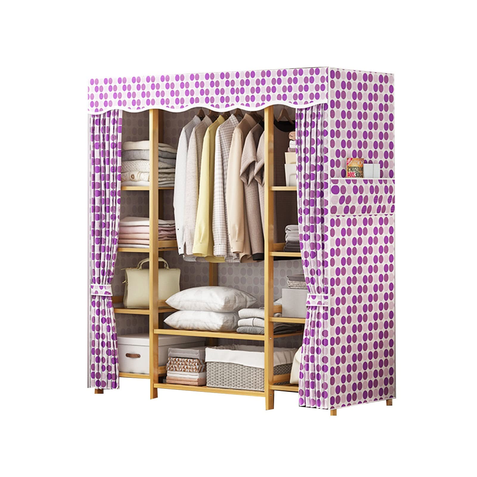 Armario de tela DIY para organizar el vestidor y el dormitorio familiar