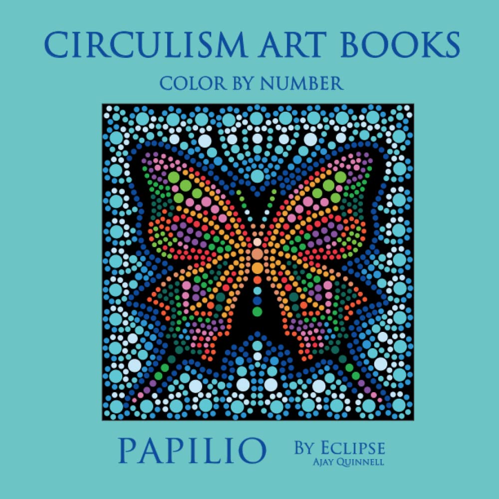 Papilio - Color by Number Circulism book : Superior Paper Edition