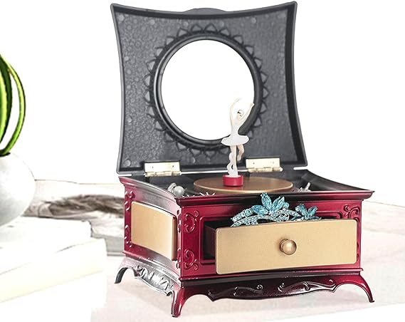 Musical Ballerina Jewellery Box - Rotating Dance Figurine