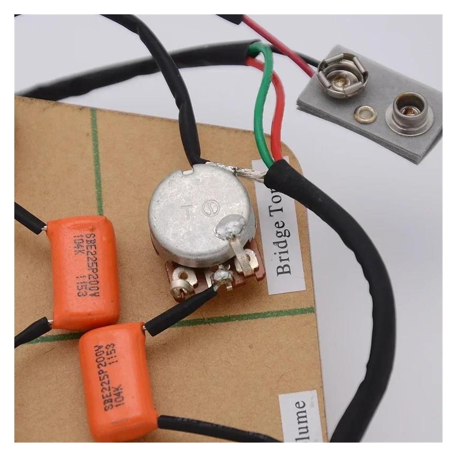 1 Zestaw Aktywnych Przewodów Do Gitary Elektrycznej Zawiera Potencjometry 25K