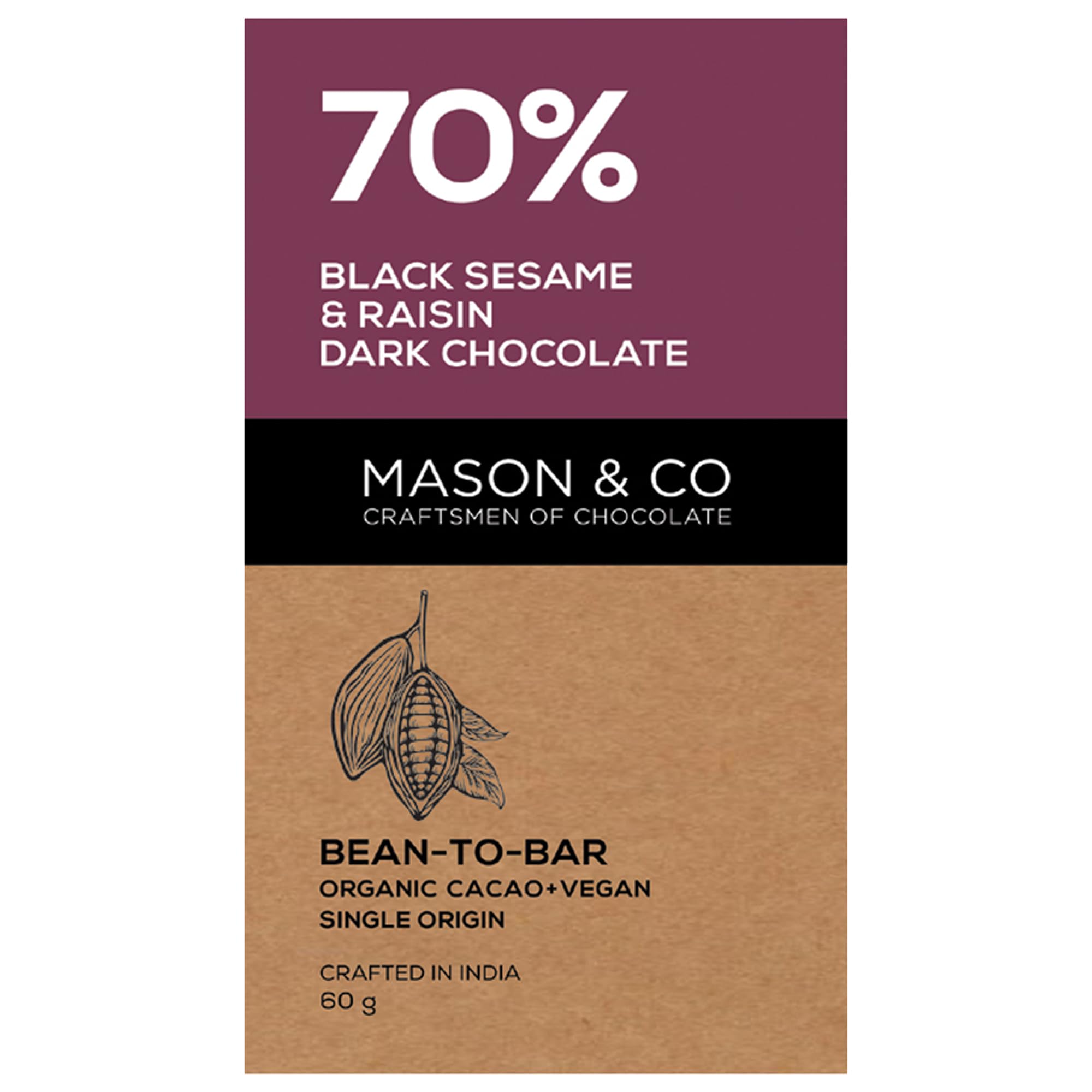 See full amazon price history chart for Mason & Co. 70% Black Sesame & Black Currant Dark Artisanal Chocolate Bar, 60g Mason & Co. 70% Black Sesame & Black Currant Dark Artisanal Chocolate Bar, 60g (B08PPKCSZ4) Amazon Price History, Amazon Price Tracker