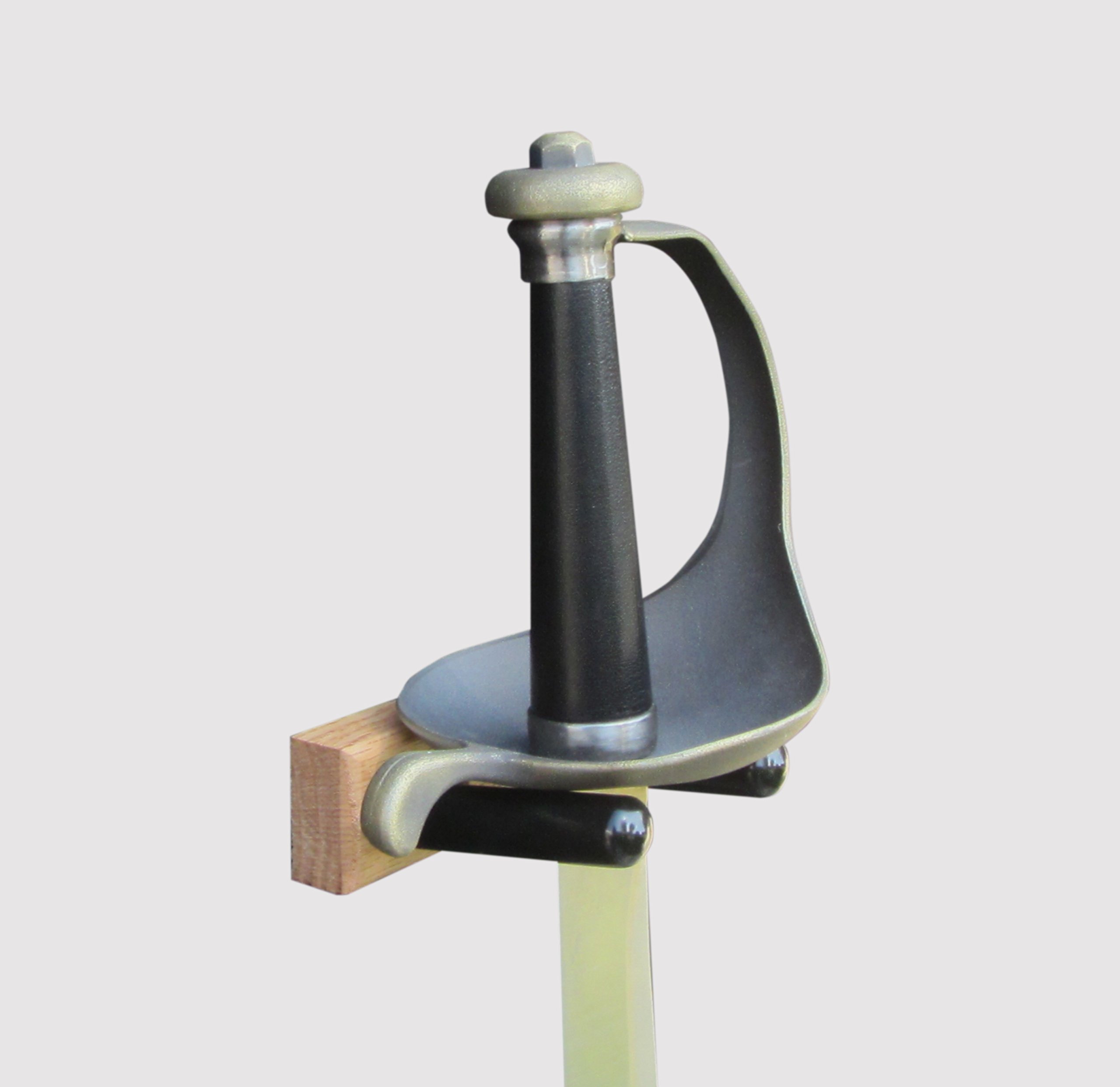 KR Ideas Standard Vertical Cutlass Sword Wall Mount (Made in The USA) (Oak)