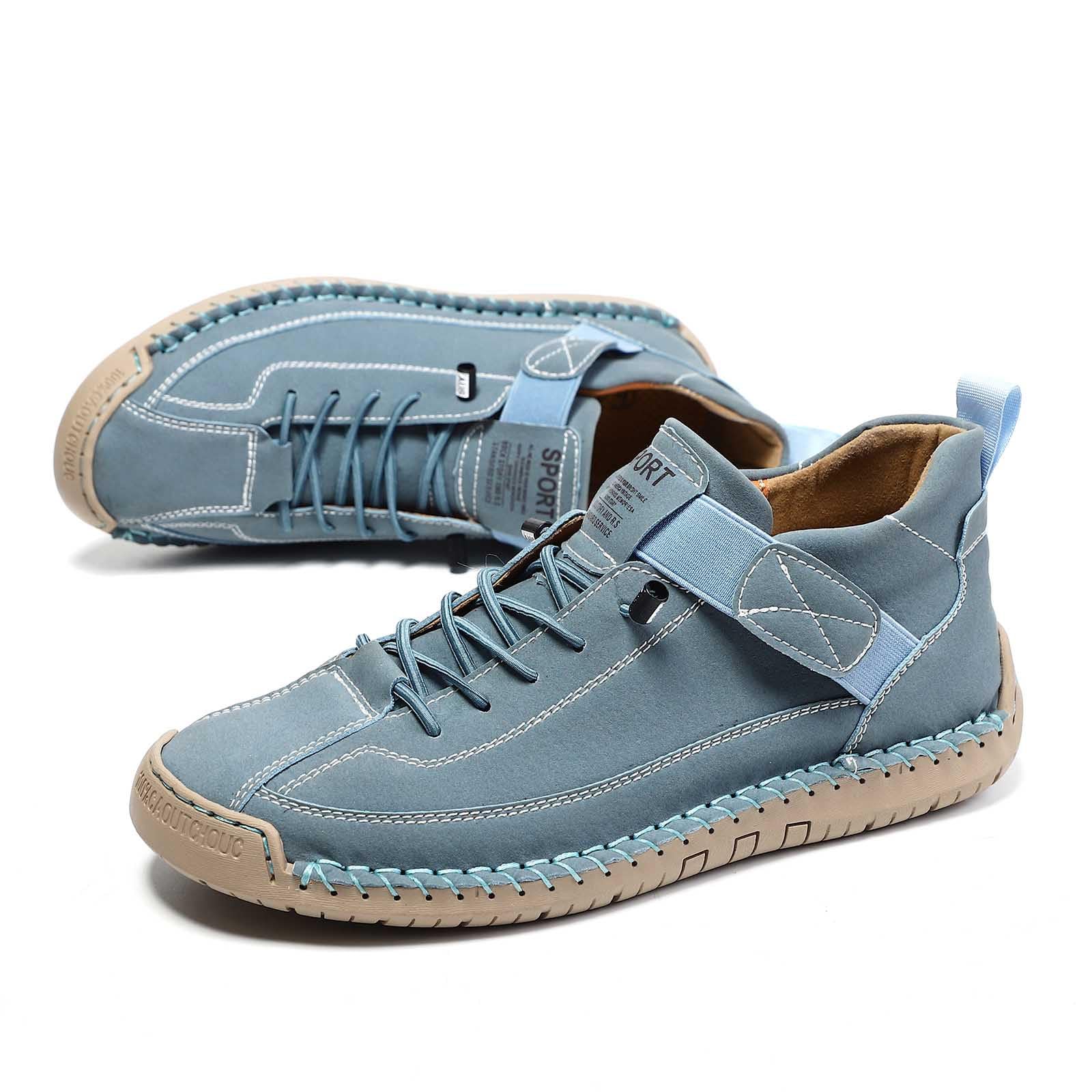 Generisch Chaussures de randonnée décontractées pour la main, semelle souple, pantoufles plates confortables pour le quotidien, design léger et respirant