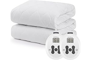 Restful Electric Quilted Water Resistant Mattress Pad - Queen