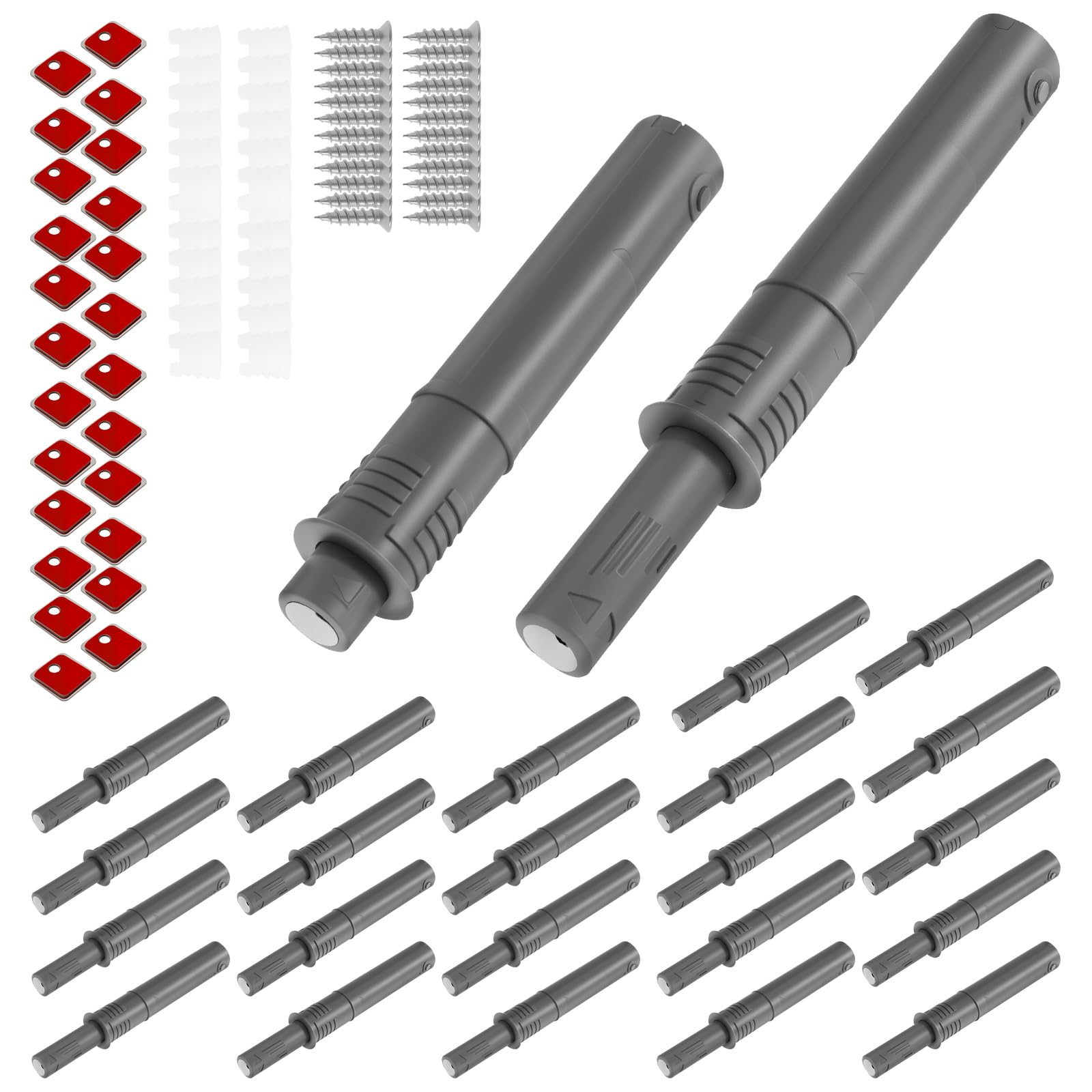 24 Pcs Push to Open Door Catches Magnetic Latch for Closet Cupboard Drawers Dressers