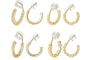 Clip On Hoop Earrings: Non-Pierced Elegance for Stunning Style