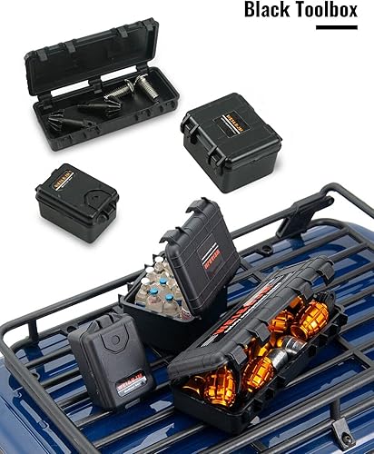 Miniatura 3 de 124 118 RC Crawler Accesorios para 118 TRX4M 124 Axial SCX24 (12 piezas verde militar)