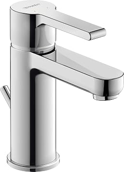 B.2 Single Hole 1 Handle 5-7/8 Tall Bathroom Sink Faucet with Drain Assembly - Chrome