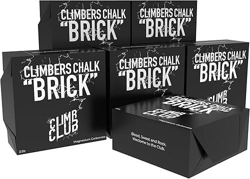 Tiza de escalada en roca de alta calidad, 100% carbonato de magnesio para escalada, boulder y entrenamiento, agarre mejorado y resistencia al sudor,