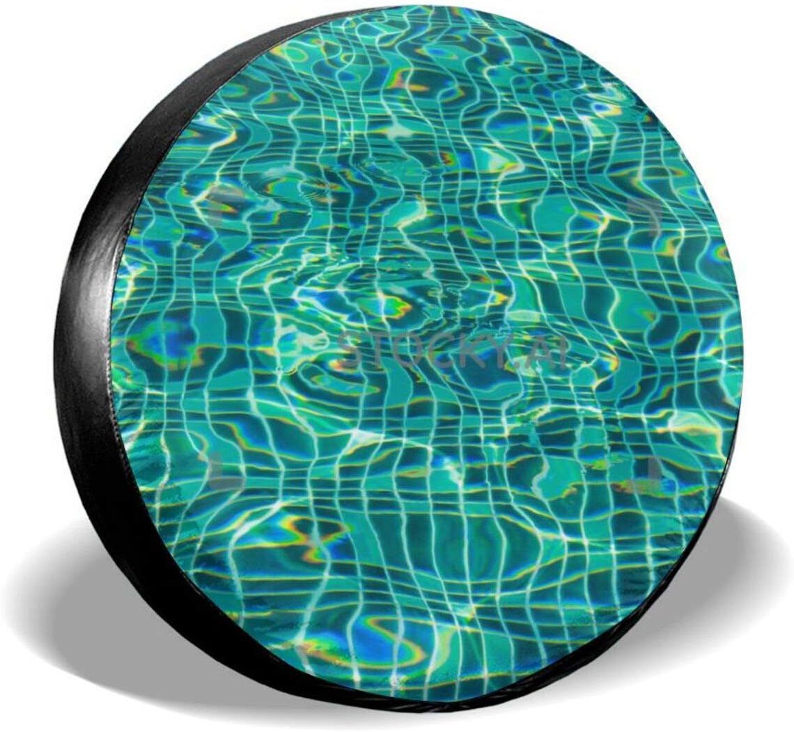Jrt84p@C Spare Austin Mall Tire Cover Blue Univers Water Protector Pool Jrt84p@C Spare Austin Mall Tire Bombing free shipping Cover Blue Univers Water Protector Pool