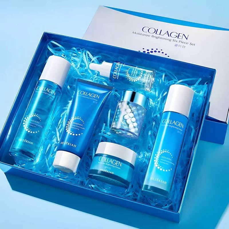 Kit de cuidados faciais Rynzqoxy com 6 peças