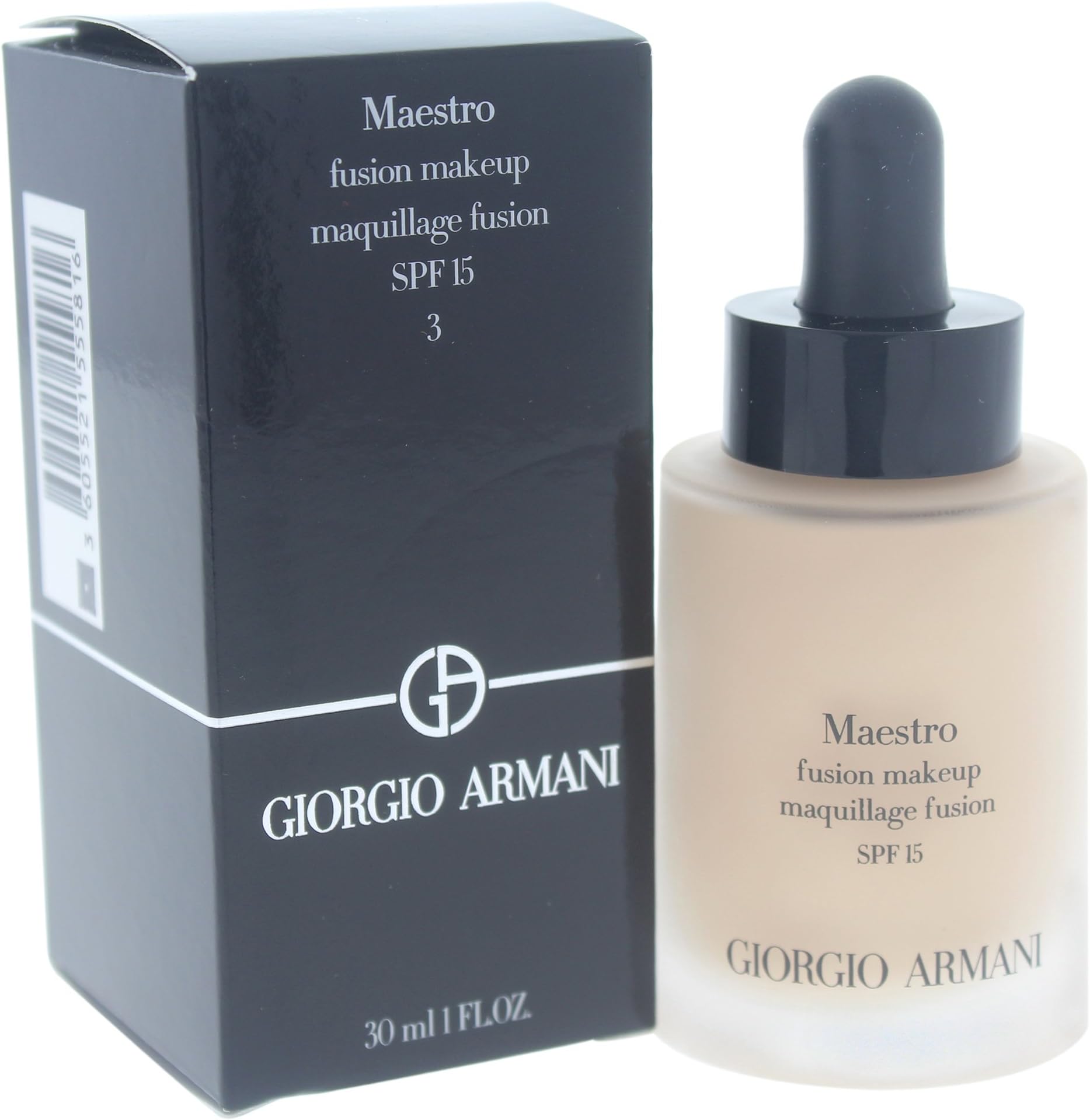 Maestro Fusion Makeup SPF 15-3 Fair-Neutral by Giorgio Armani for Women - 1 oz Foundation