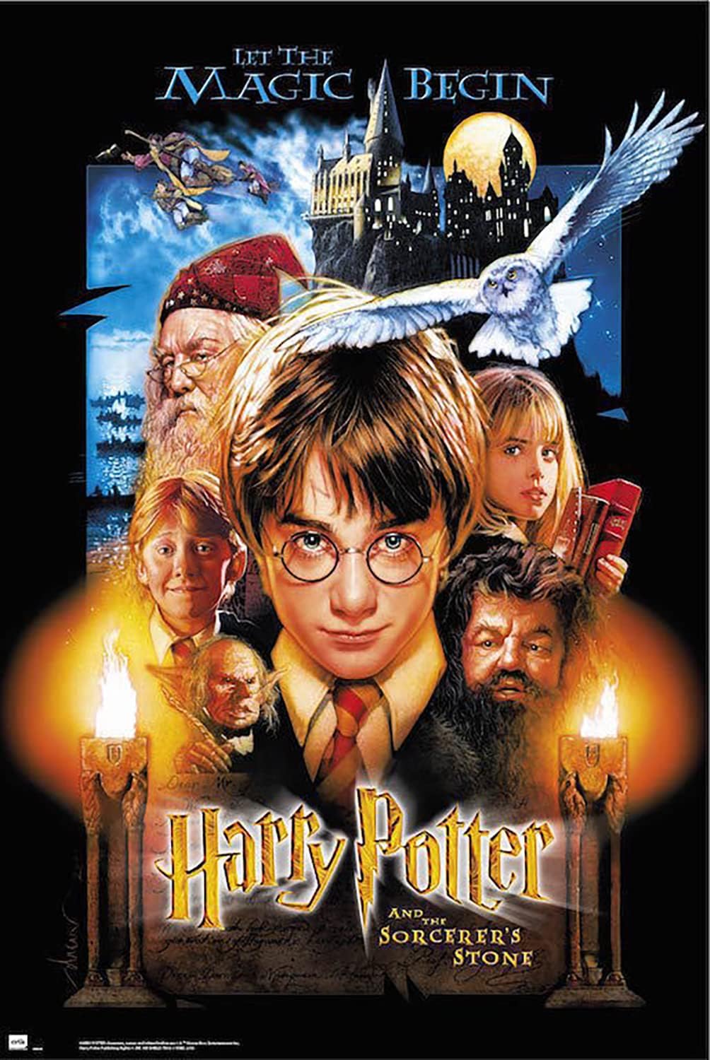 Grupo Erik Poster Harry Potter And The Sorcerers Stone - 36 x 24 inches / 91.5 x 61 cm - Shipped Rolled Up - Cool Posters, Art Poster, Wall Posters & Prints