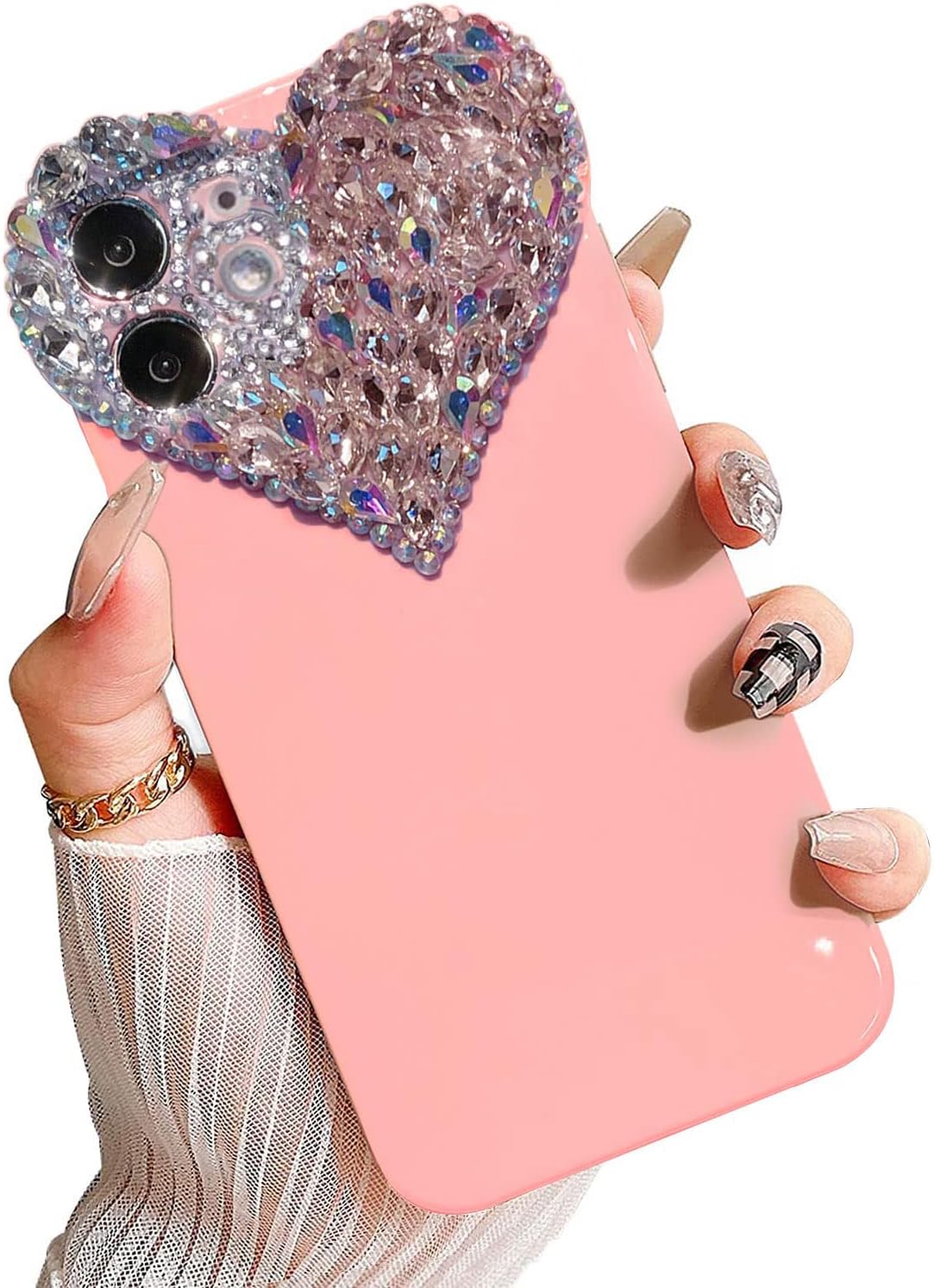 ENYTDMO Cute iPhone 11 Case 3D Glitter Sparkle Bling Case