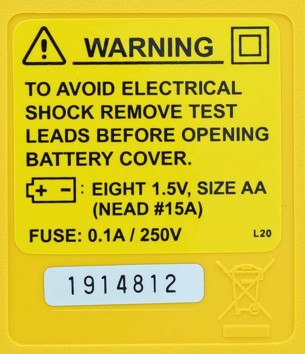 IDEAL Electrical 61-796 Earth Ground Resistance Tester, 3-Pole, Carrying Case Included,Yellow,Green,Red - Image 8