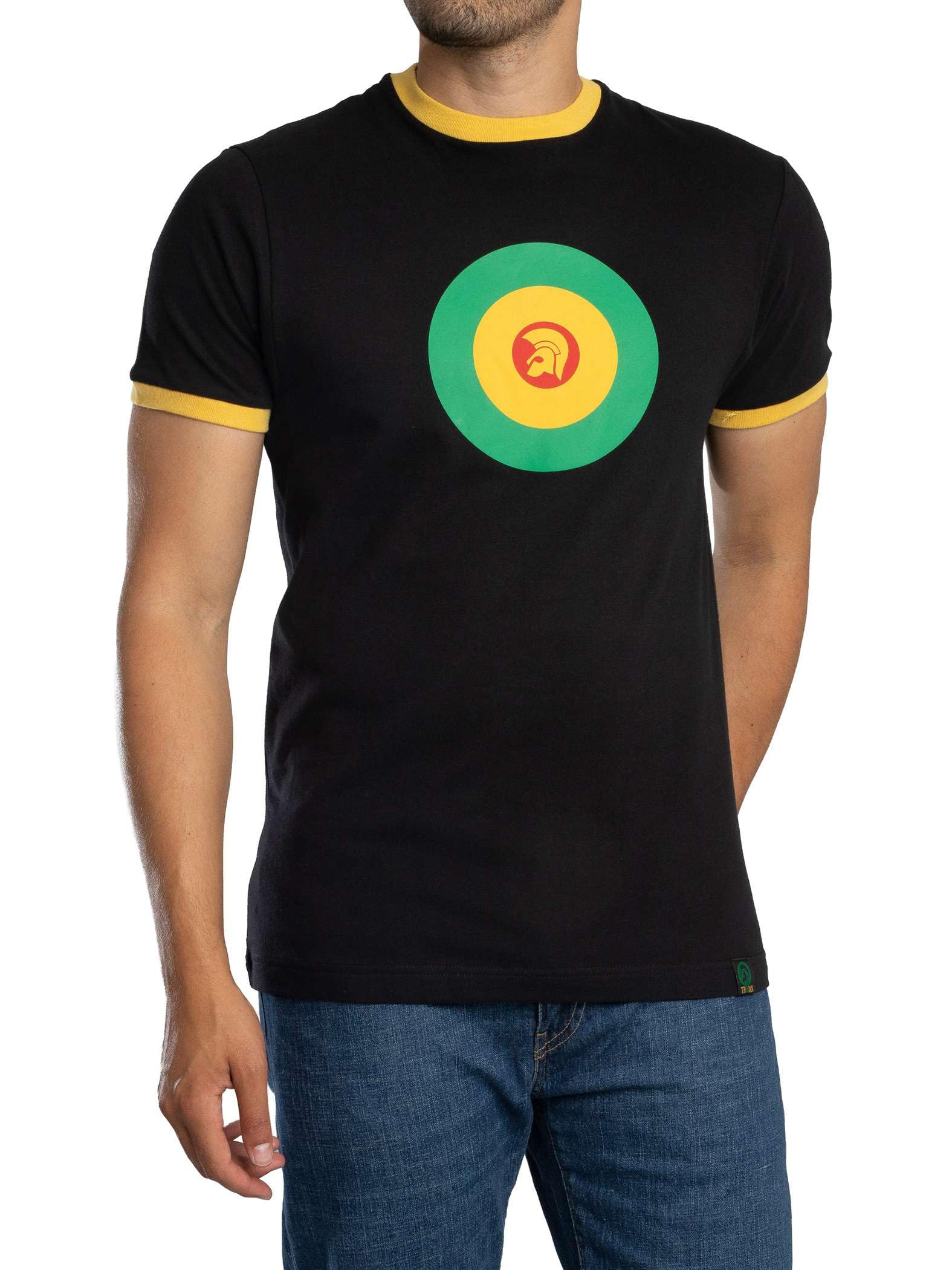 Trojan Target Ringer Tee TR/9036 XL Black