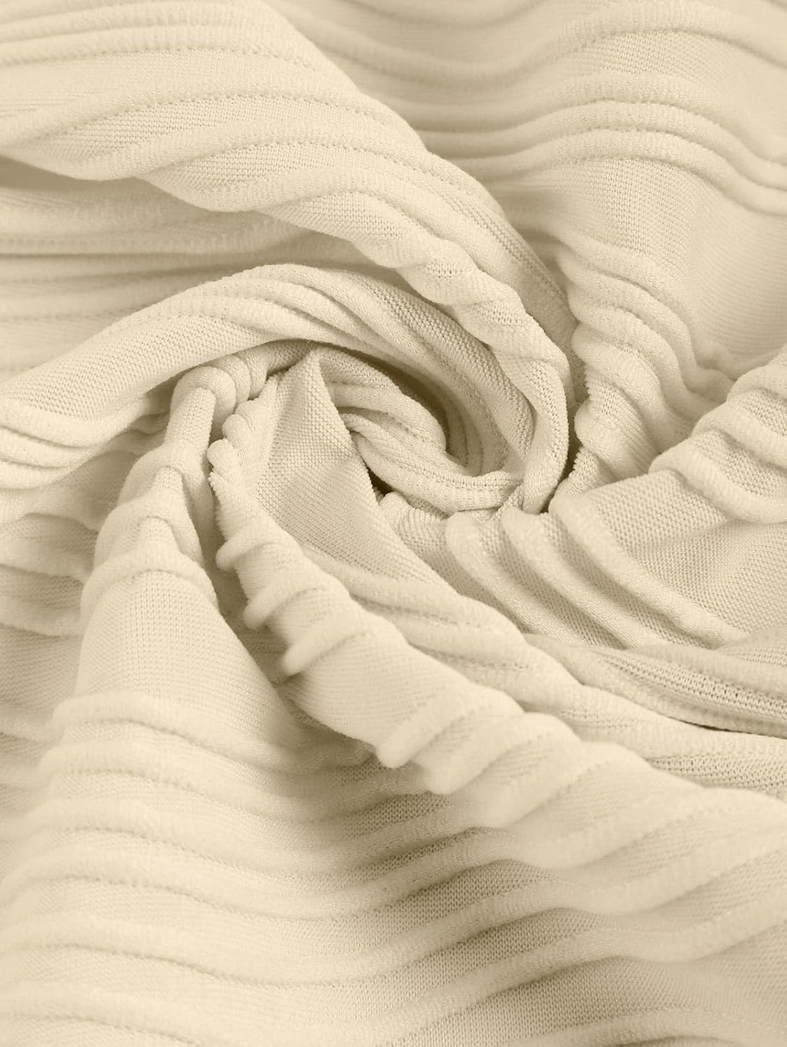 ZAFUL Metallic Shiny Short Sarong Coverups for Women Semi Sheer Bathing Suit Wrap Swimsuit Skirt Beach Bikini Cover Up - Image 7