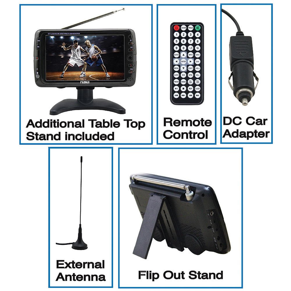 Amazon.com: Portable 7 Inch LCD Digital HD Television TV